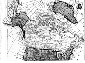 Image of Map: Northern half of North America
